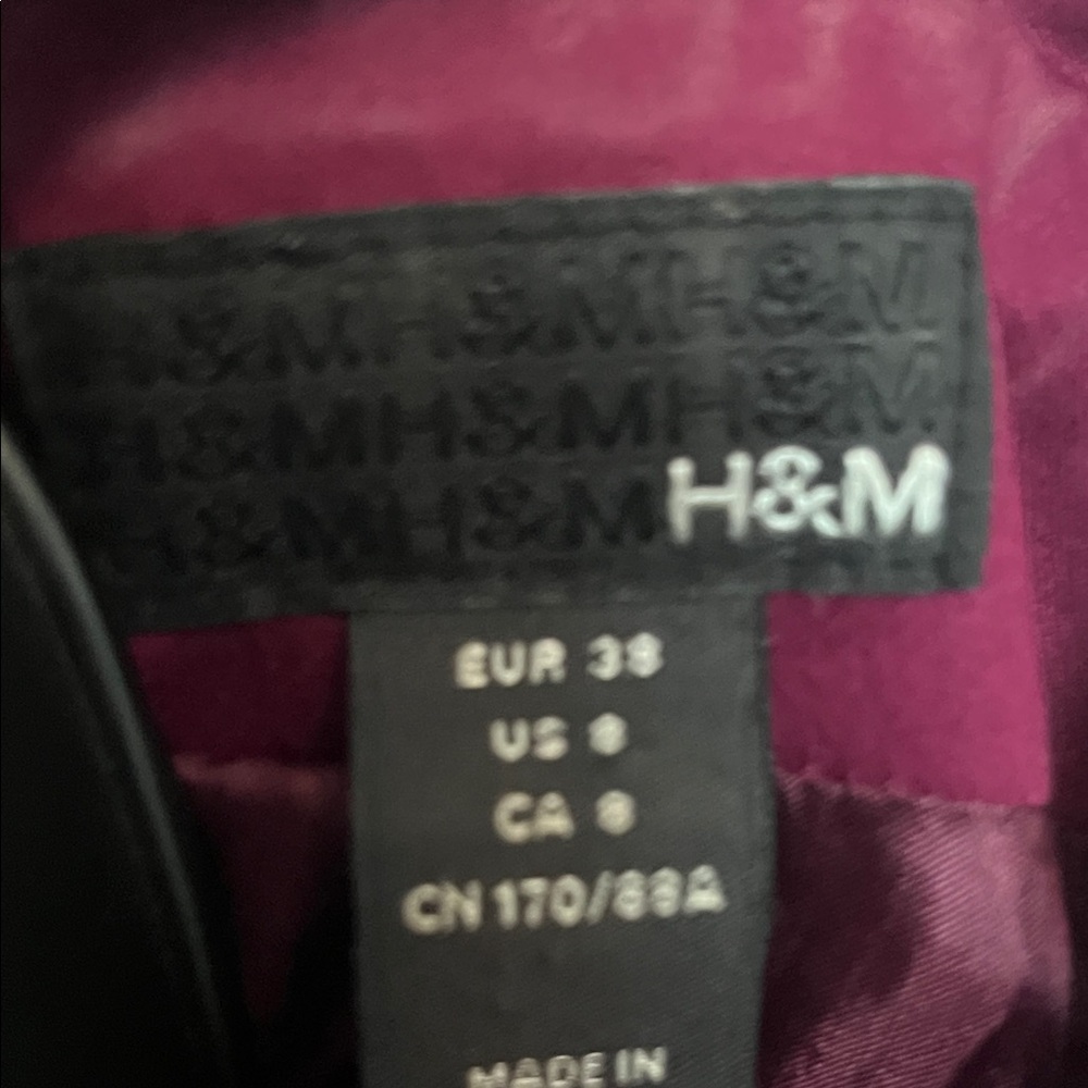 H&M Magenta Women's Blazer - Picture 2 of 3